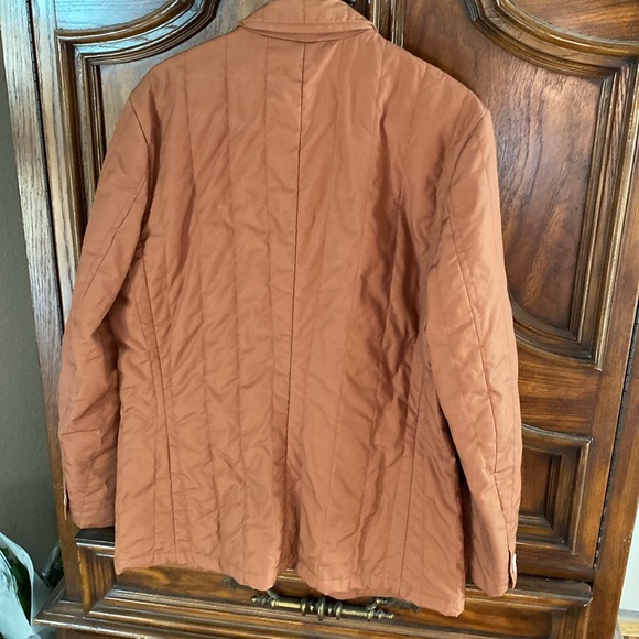 Levis California Quilted Copper Mens Blazer jacket size L. Rare - Picture 15 of 16